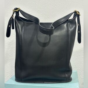 Vintage Coach Legacy Slim Duffle Leather‎ Tote Bag